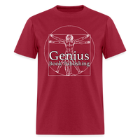 Thumbnail for Genius Logo Shirt - dark red