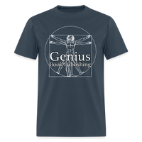 Thumbnail for Genius Logo Shirt -  blue dusk
