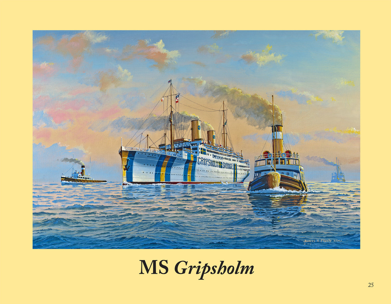 The Maritime Art of James A. Flood: Passenger Ships