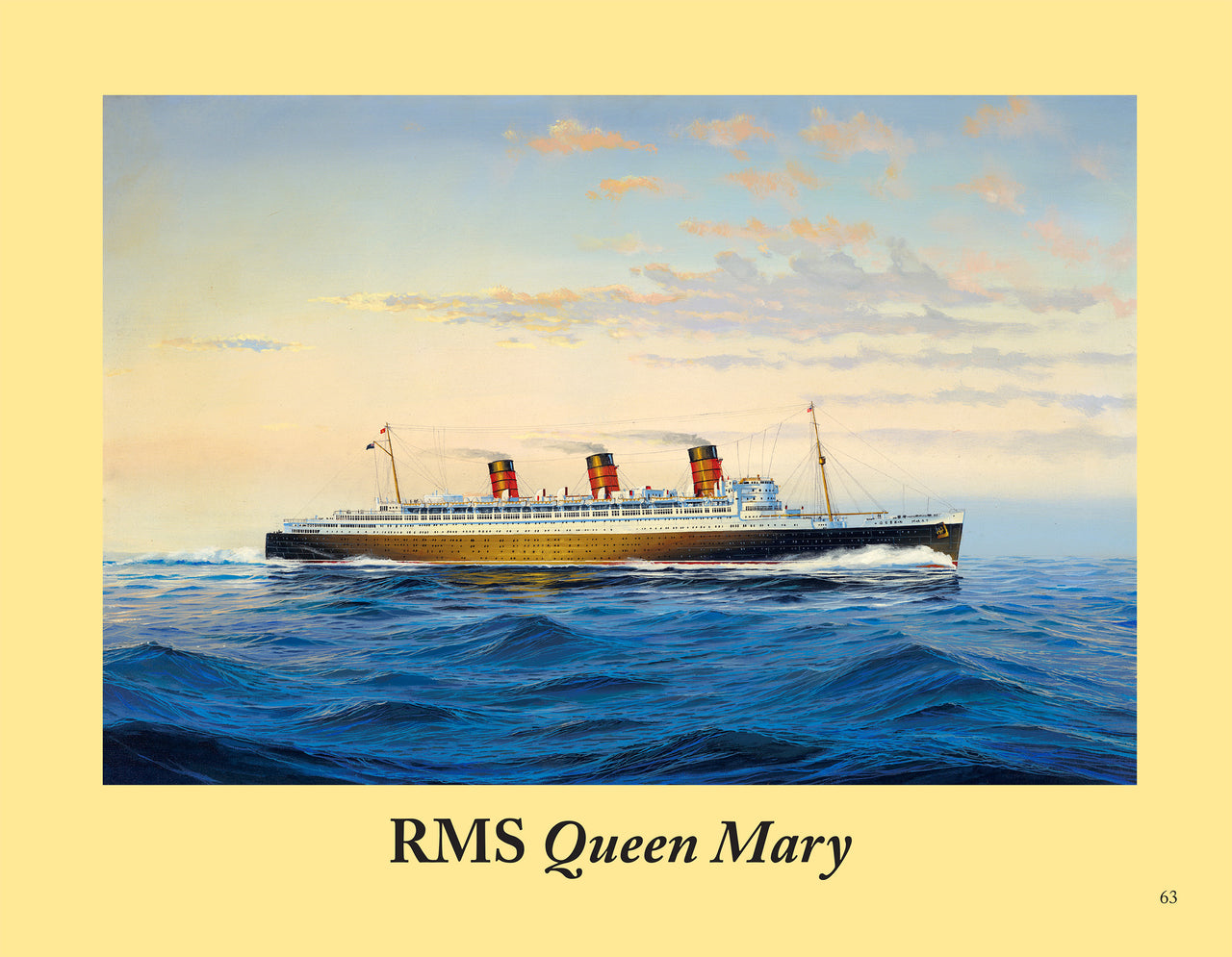 The Maritime Art of James A. Flood: Passenger Ships