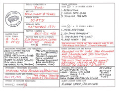Blood, Sweat, & Tears Discography Grid