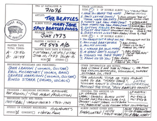 The Beatles Discography Grids