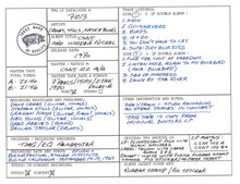 CSNY Discography Grid