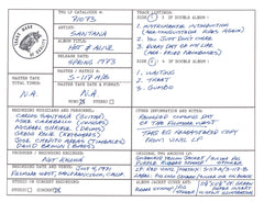 Santana Discography Grid
