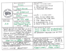 David Bowie Discography Grids