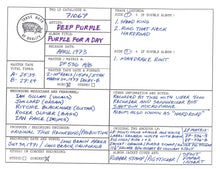 Deep Purple Discography Grids