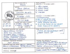 Janis Joplin Discography Grid