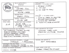 Jethro Tull Discography Grids