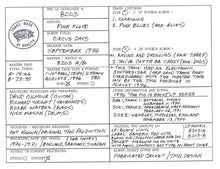 Pink Floyd Discography Grids
