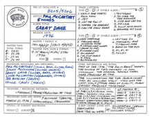 Paul McCartney Discography Grid