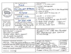 Rod Stewart Discography Grid
