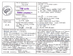 The Who Discography Grids