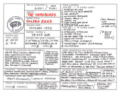 The Yardbirds Discography Grids
